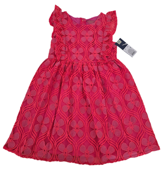 OshKosh Floral Pink Sleeveless Dress - Girls Size 5T (New)