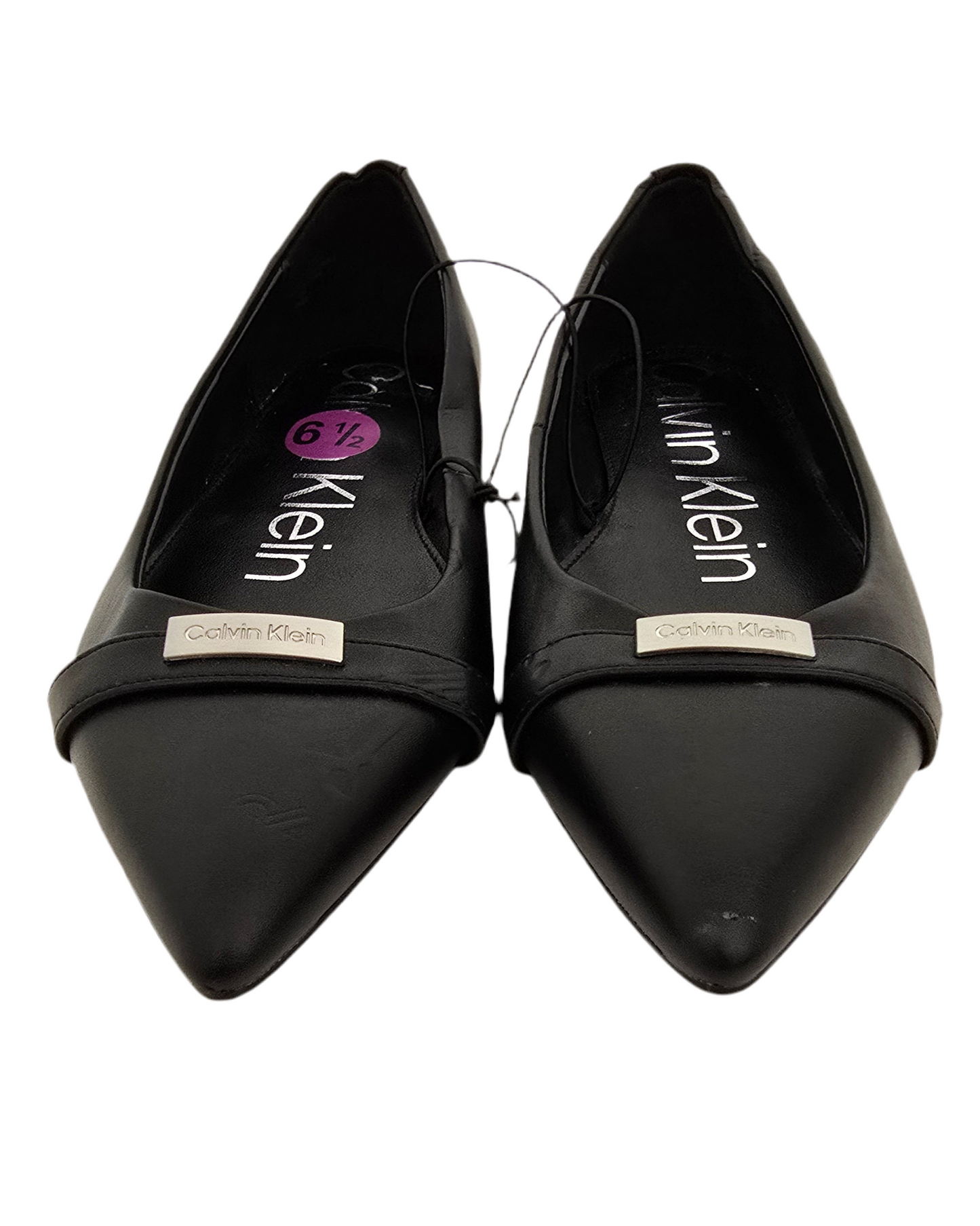 calvin klein black flats – size 6.5