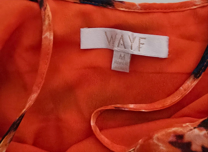 WAYF Women’s Mini Dress – Tie Dye Orange – Size M