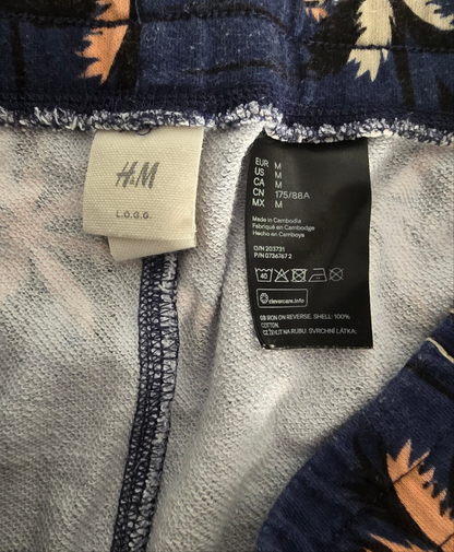 H&M L.O.G.G. Men’s Palm Tree Print Shorts - Size M
