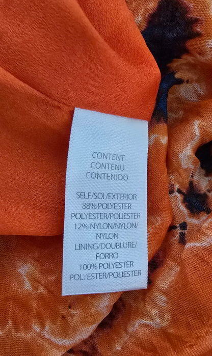 WAYF Women’s Mini Dress – Tie Dye Orange – Size M