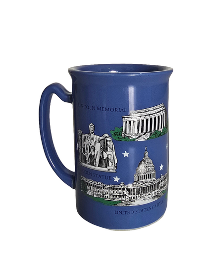 Washington, D.C. Landmark Mug – Blue Ceramic – 16oz