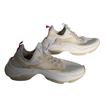 Steve Madden Women’s NY90 Sneakers - Size 9M - Beige/Pink - MYLE901S1