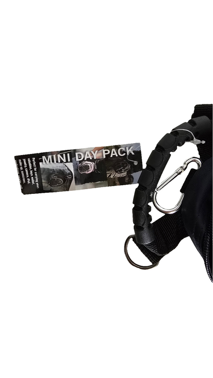 Mini Day Pack with USA Flag Patch – Navy Blue