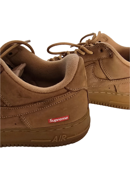 Nike Air Force 1 x Supreme Flax Brown DN1555-200 - Size 8.5 US / 42 EU / 40 BR