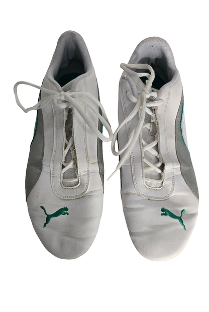 Puma x Mercedes AMG Petronas Shoes – White/Green – Size 13 US (EUR 47, UK 12)