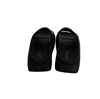 Liviara Black Slide Sandals – Size 6 / EU 37