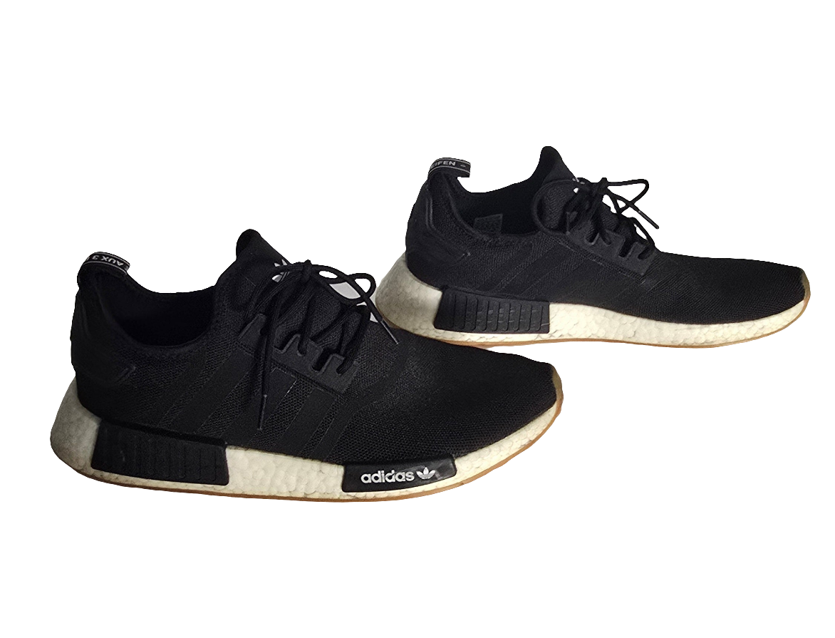 adidas nmd_r1 primeblue sneakers – black – size 11.5 us