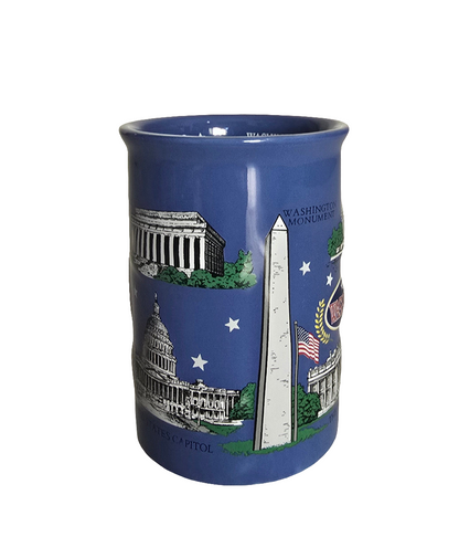 Washington, D.C. Landmark Mug – Blue Ceramic – 16oz