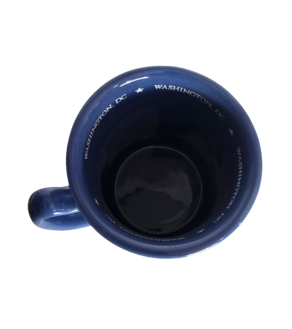 washington, d.c. landmark mug – blue ceramic – 16oz
