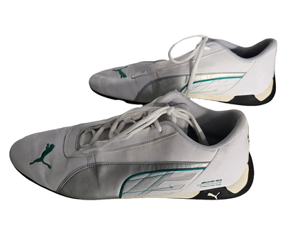 Puma x Mercedes AMG Petronas Shoes – White/Green – Size 13 US (EUR 47, UK 12)