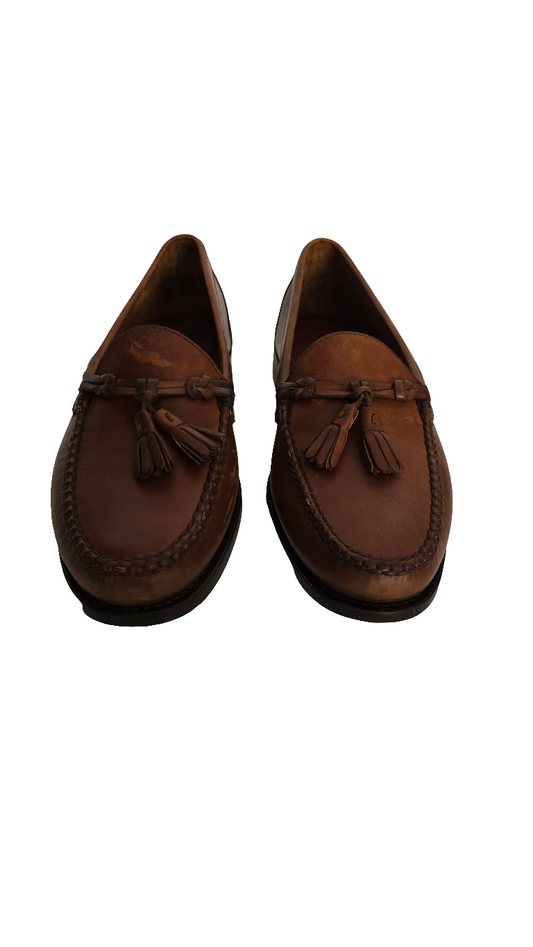 Polo Ralph Lauren Men’s Leather Loafers with Tassels – Size 13D