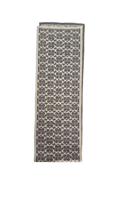 Coach Metallic Signature Scarf – Merino Wool Blend (50 x 8 in)