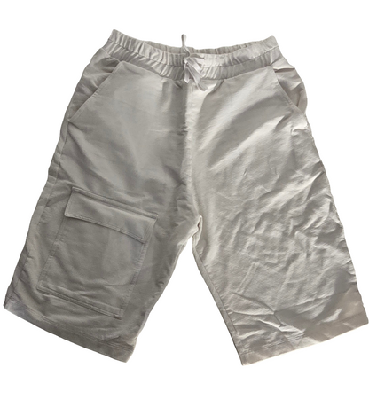 ZARA Men’s Beige Cargo Shorts – Size M (Made in Morocco)