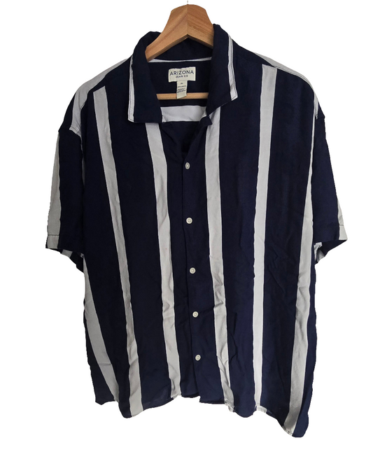 Arizona Jean Co. Men’s Vertical Stripe Shirt – Size XL