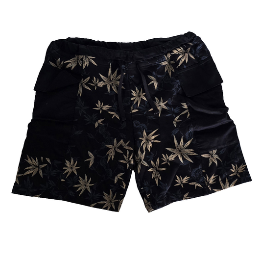 Armani Exchange Men’s Navy Floral Cargo Shorts – Size S