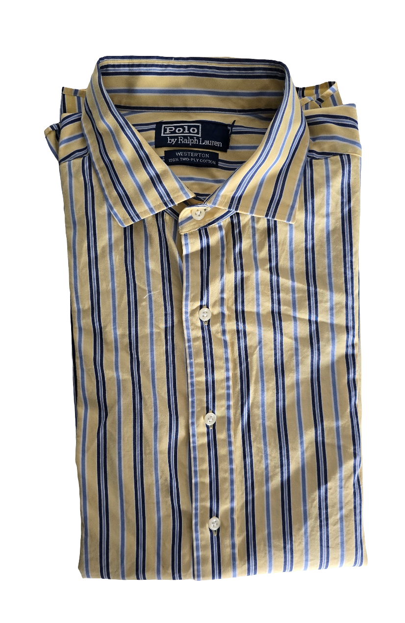 polo ralph lauren westerton striped shirt - size xl