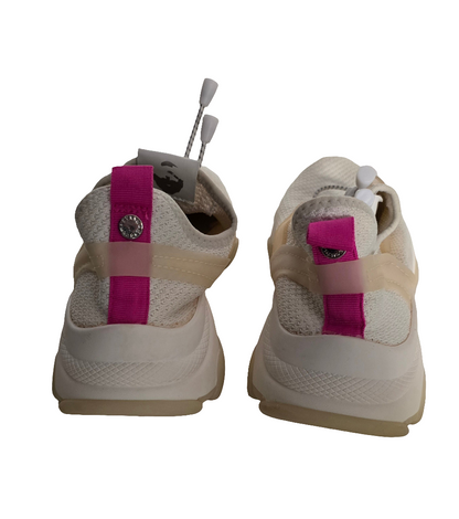 Steve Madden Women’s NY90 Sneakers - Size 9M - Beige/Pink - MYLE901S1