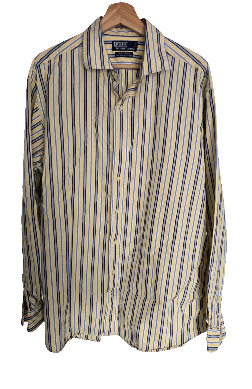polo ralph lauren westerton striped shirt - size xl