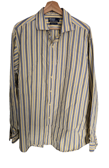 POLO RALPH LAUREN WESTERTON STRIPED SHIRT - SIZE XL