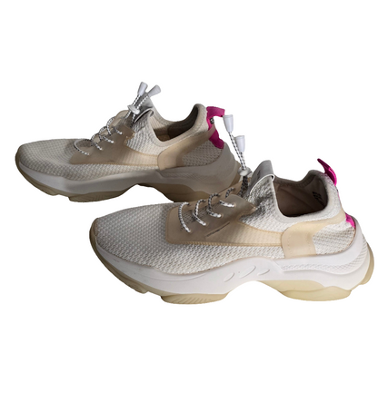 Steve Madden Women’s NY90 Sneakers - Size 9M - Beige/Pink - MYLE901S1