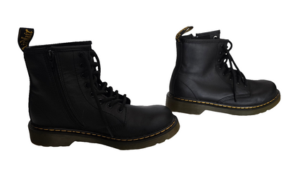 Dr. Martens Black Leather Combat Boots – Women’s Size 4 US (EU 36)