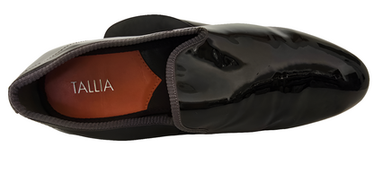 Tallia Enrico Slip-On Dress Shoes – Black Patent (Size 12, Pre-Owned)