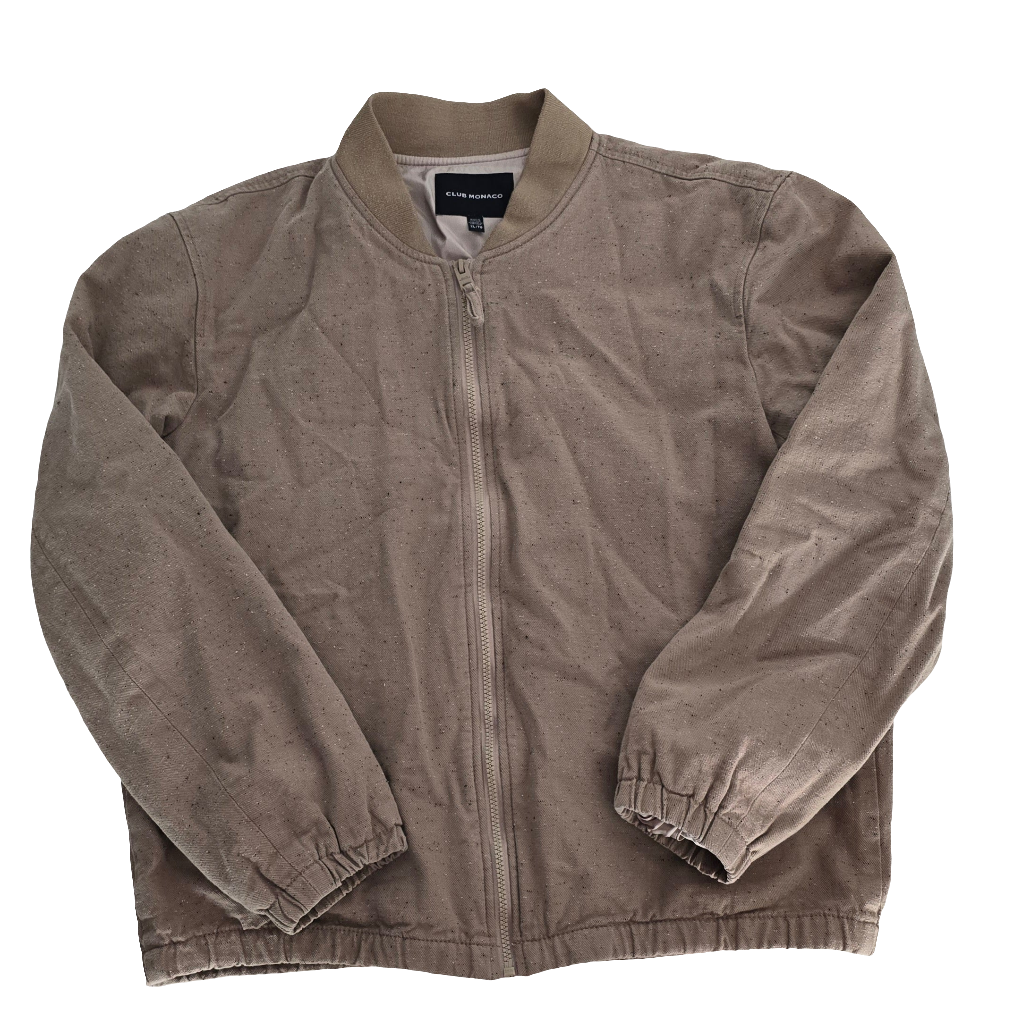 club monaco men’s bomber jacket – size xl