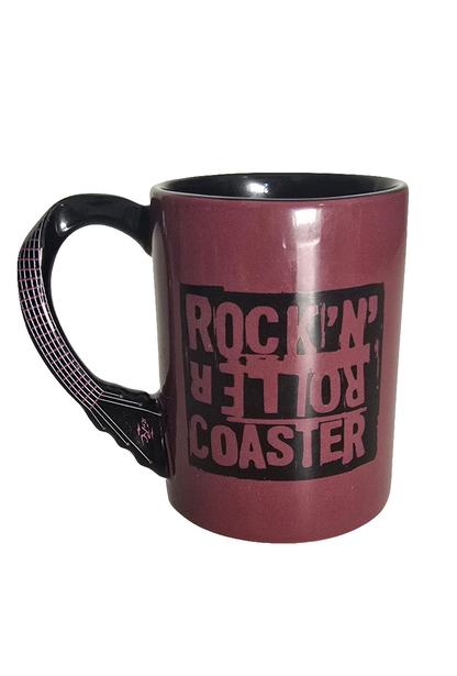 Disney Rock ‘n’ Roller Coaster Guitar Handle Mug – 18oz – Burgundy