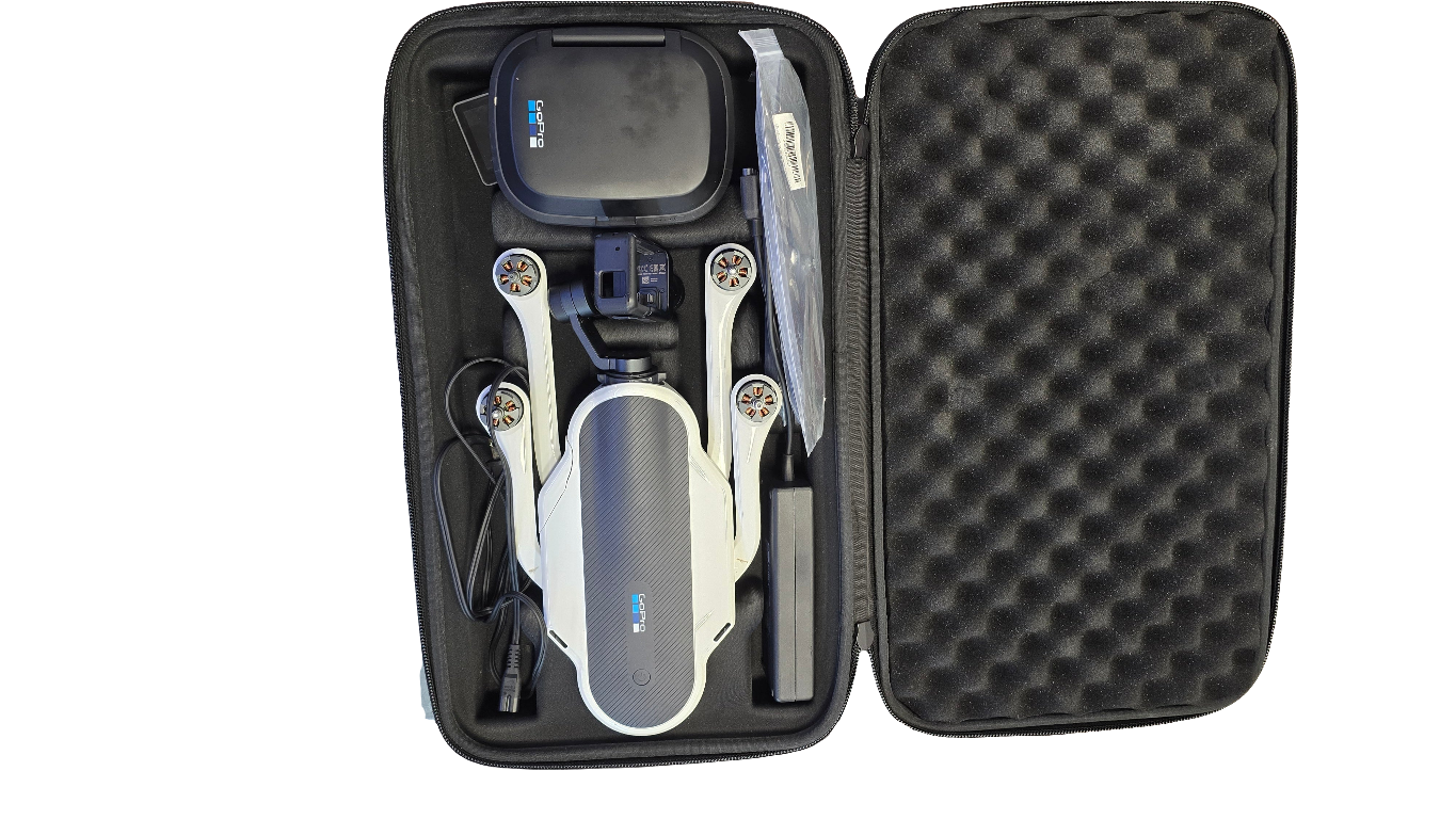 gopro karma drone + gopro hero 7 black | with carrying case