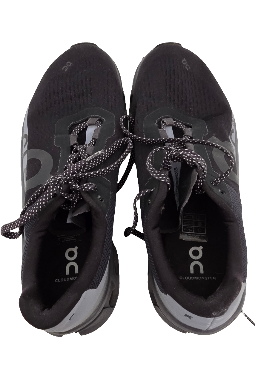on cloudmonster lumos running shoes - black (men’s us 9.5 / eu 43)
