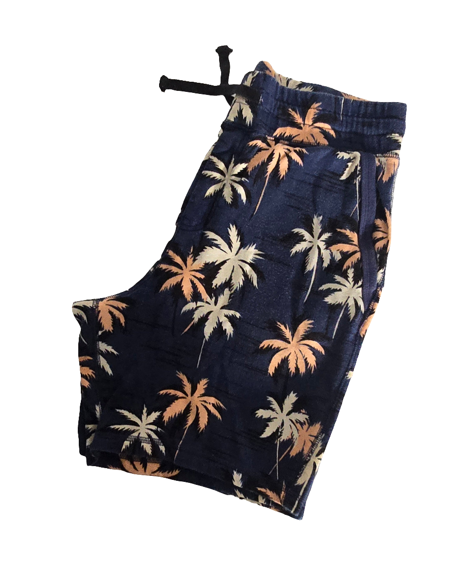 h&m l.o.g.g. men’s palm tree print shorts - size m