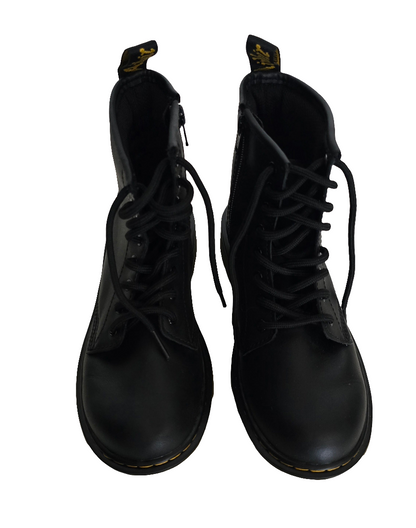Dr. Martens Black Leather Combat Boots – Women’s Size 4 US (EU 36)