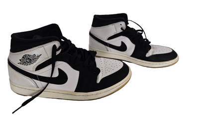 Nike Air Jordan 1 Mid Black/White – Size US 9 / EUR 42.5 (DH6933-100)