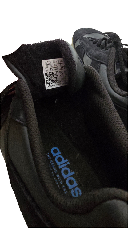 Adidas Aloha Super MG – Black/Blue – Size 9.5 US / 42 EU