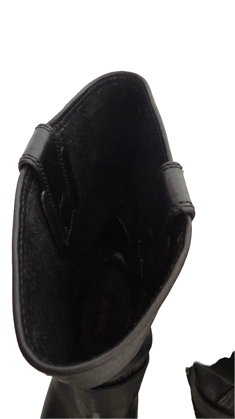 harley-davidson men’s harness boots – black leather – size 10 us / 43 eu