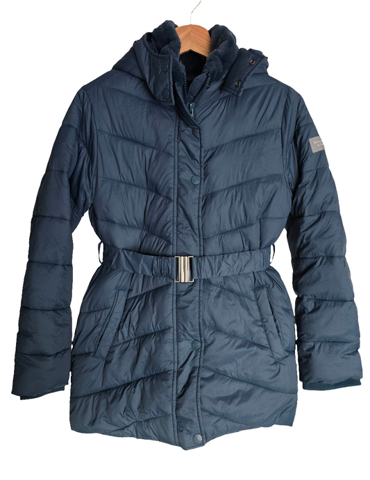 Abercrombie Kids Belted Quilted Winter Jacket – Size 11/12