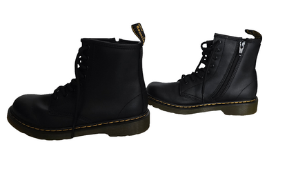 Dr. Martens Black Leather Combat Boots – Women’s Size 4 US (EU 36)
