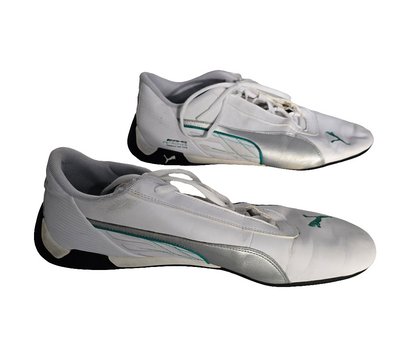 Puma x Mercedes AMG Petronas Shoes – White/Green – Size 13 US (EUR 47, UK 12)
