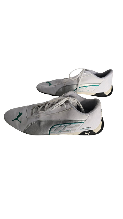 Puma x Mercedes AMG Petronas Shoes – White/Green – Size 13 US (EUR 47, UK 12)