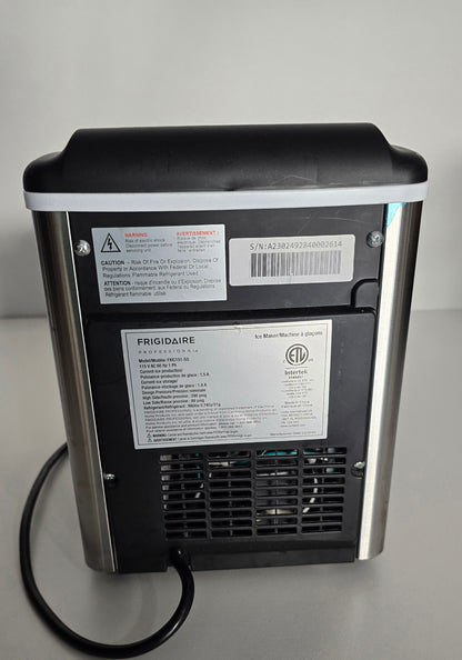 Frigidaire Professional Ice Maker FXIC151-SS | Countertop Stainless Steel