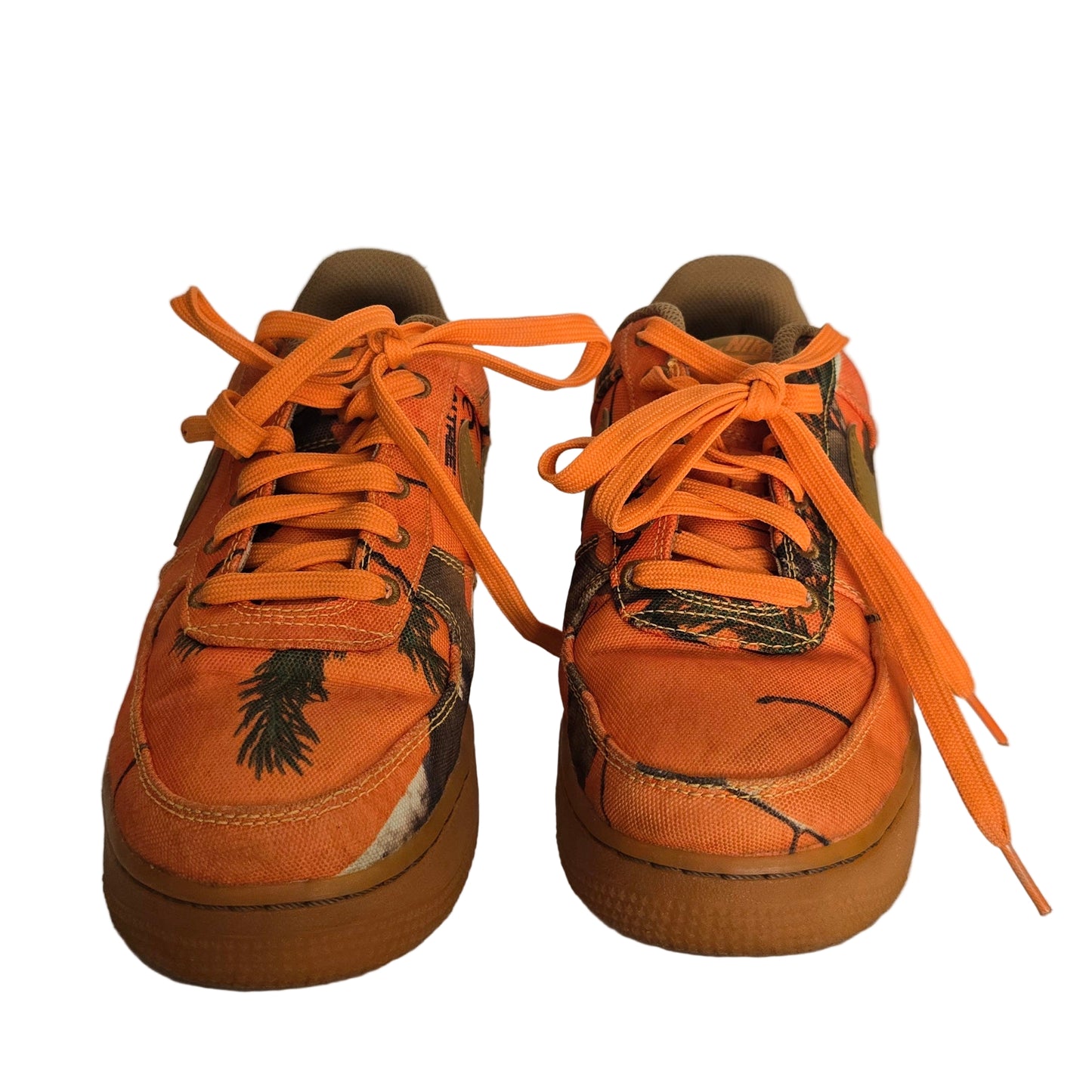 nike air force 1 low camo orange – size 6.5 us – sku: 202742828