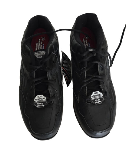 Skechers Work Slip Resistant Memory Foam Wide Width Black – Size 13 US – SKU 77032EW