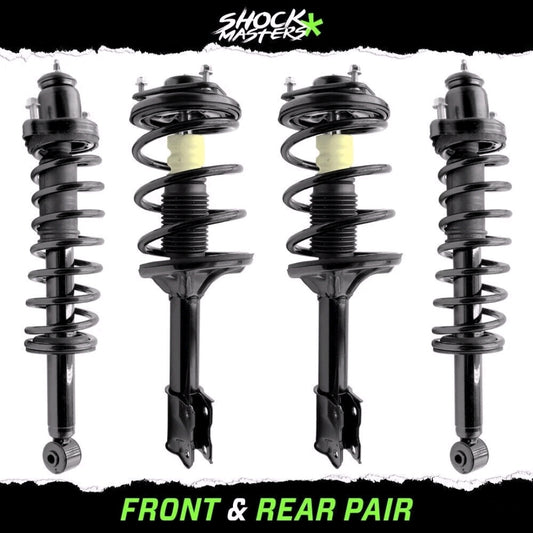 ShockMasters Complete Front & Rear Strut Assembly Kit
Fits: 2003 - 2006 Mitsubishi Outlander | AWD & FWD | 2.4L