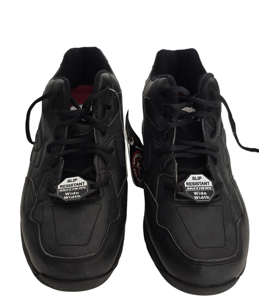 Skechers Work Slip Resistant Memory Foam Wide Width Black – Size 13 US – SKU 77032EW