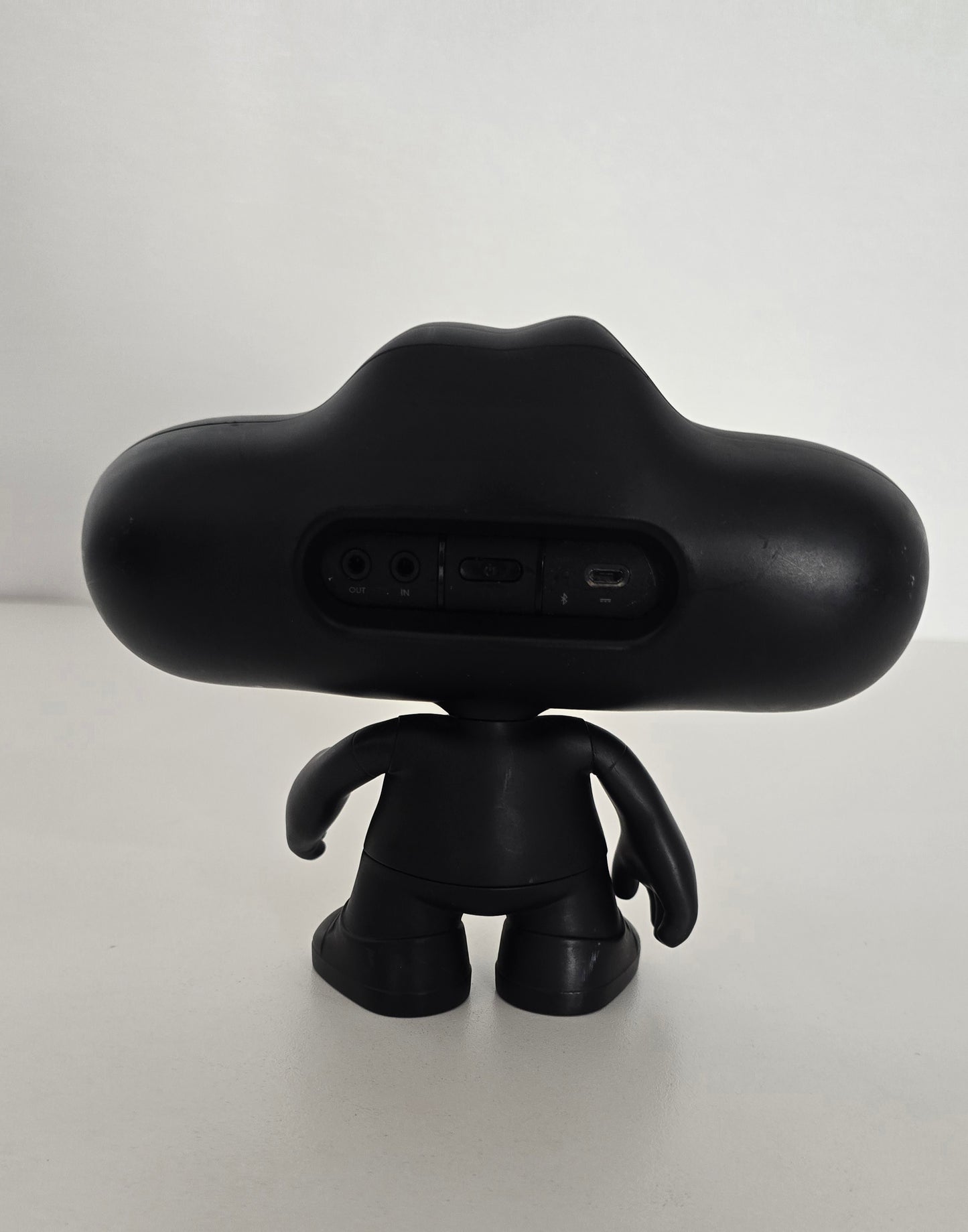 beats pill portable speaker with “pill dude character” stand – for parts only