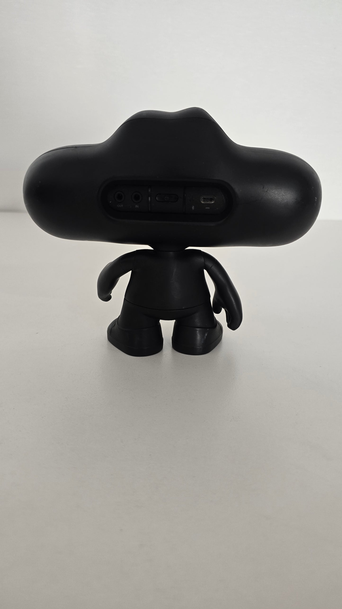 beats pill portable speaker with “pill dude character” stand – for parts only