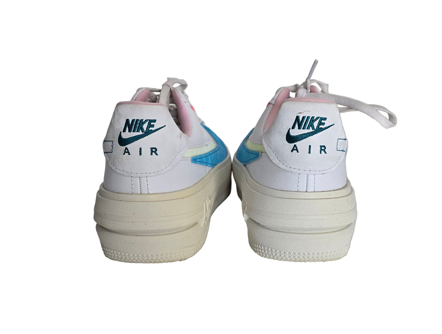 nike air force 1 shadow – white/blue/pink – size 7.5w (women’s)